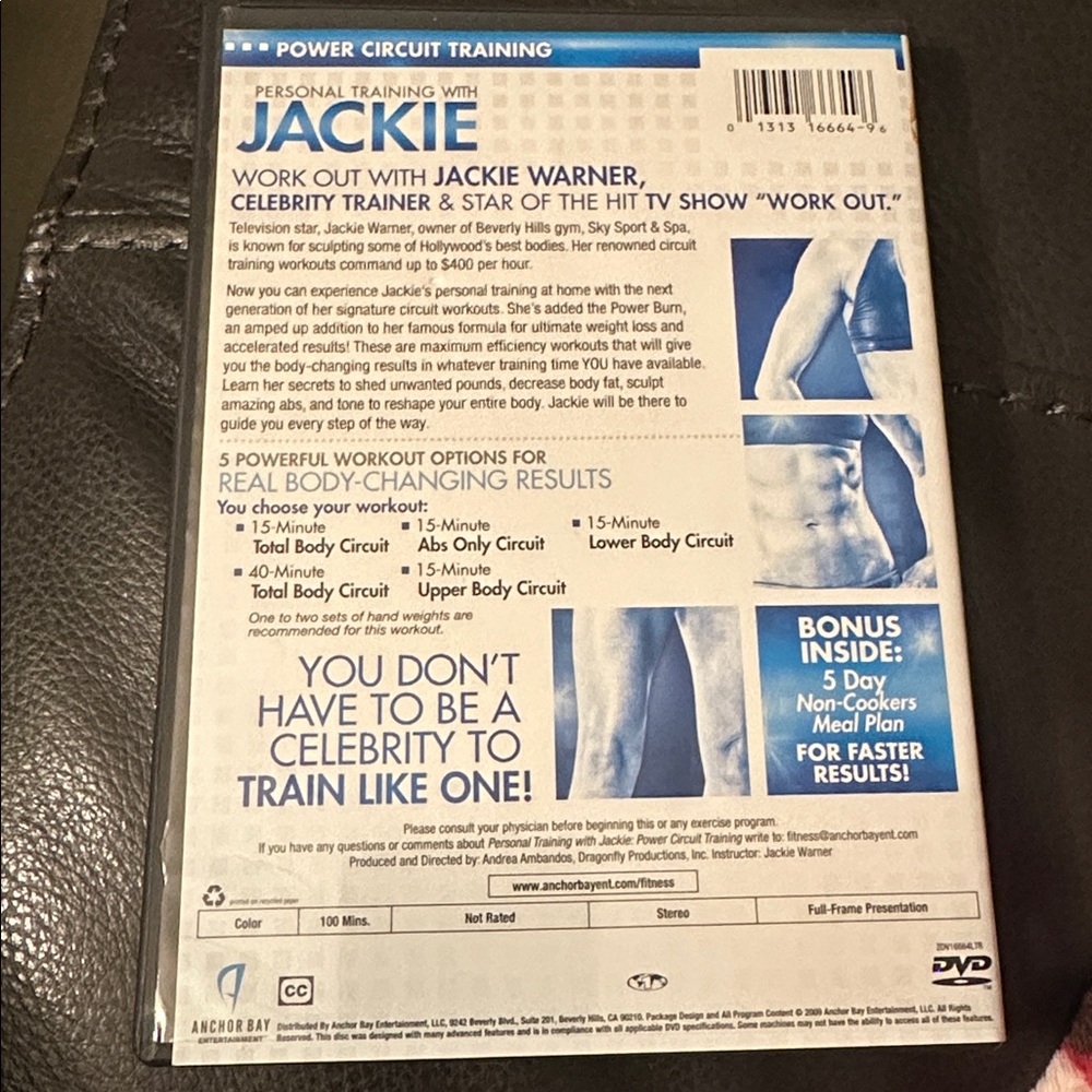 Personal Training with Jackie workout DVD - Picture 2 of 3
